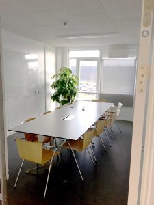 Mødelokale i et kontormoduler fra ABC Pavilloner