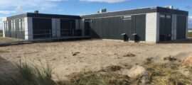 kontor pavillon med havudsigt i et plan