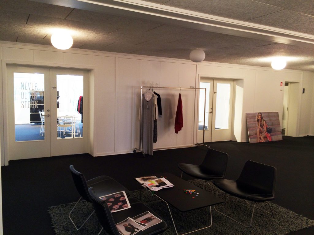 showroom i bygningen