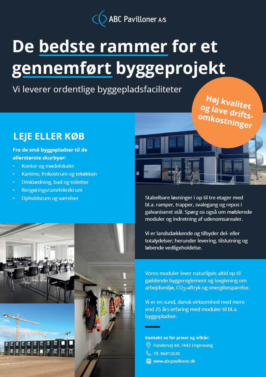 Få optimale rammer på din byggeplads med midlertidige pavilloner