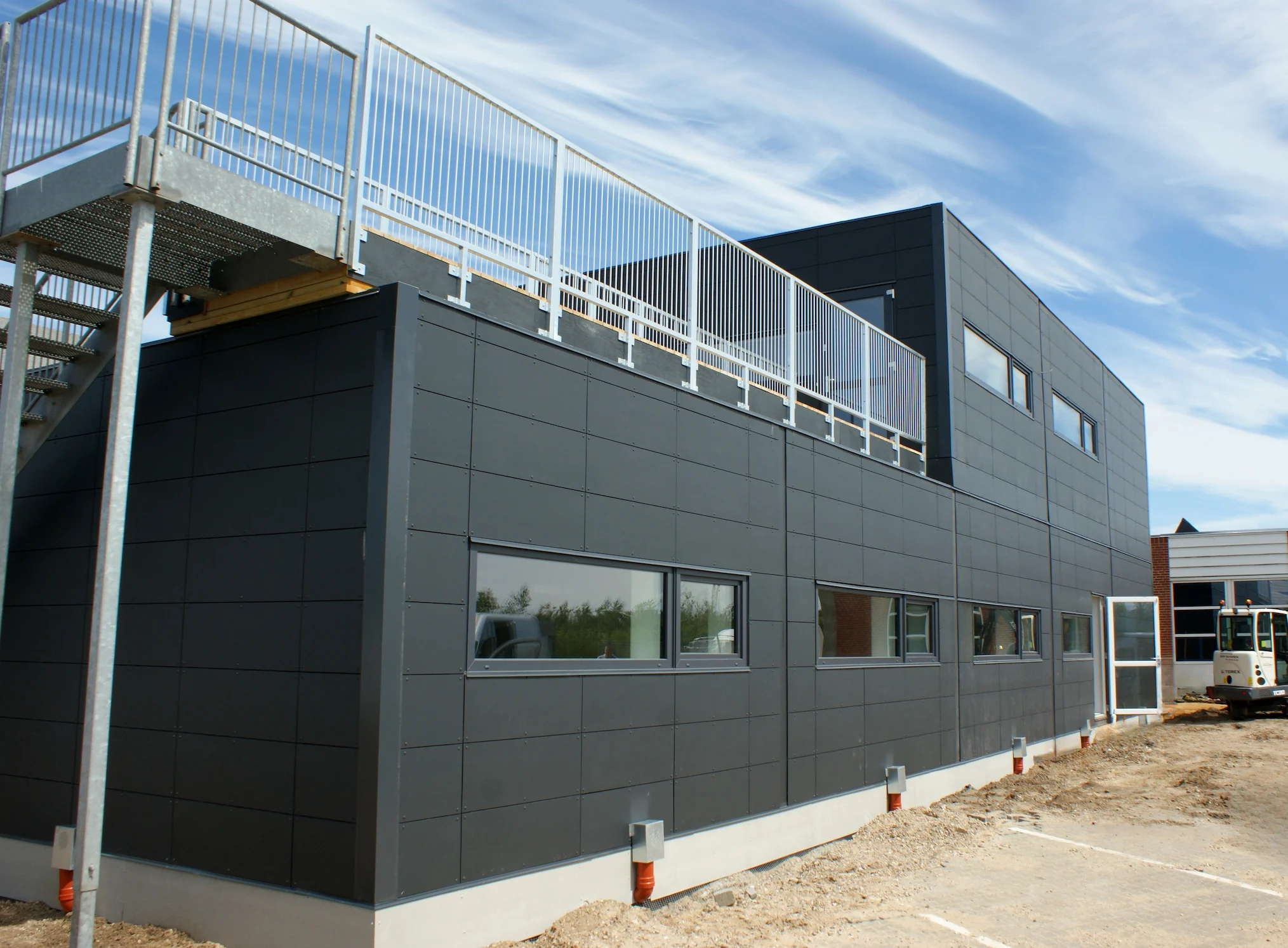 Kontorpavillon i to etager