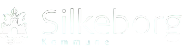 Silkeborg kommune logo i hvid