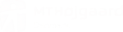 MThøjgaard logo i hvid